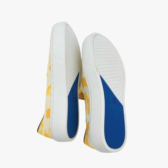 Rothy’s Yellow Puppy Camo Sneaker Kids Size 10 NEW - Picture 6 of 10